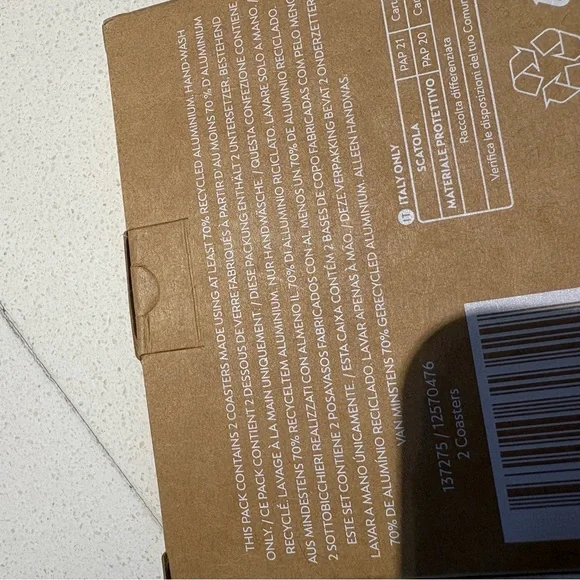 Nespresso Barista Collection Aluminum Orange Coasters - Picture 15 of 15